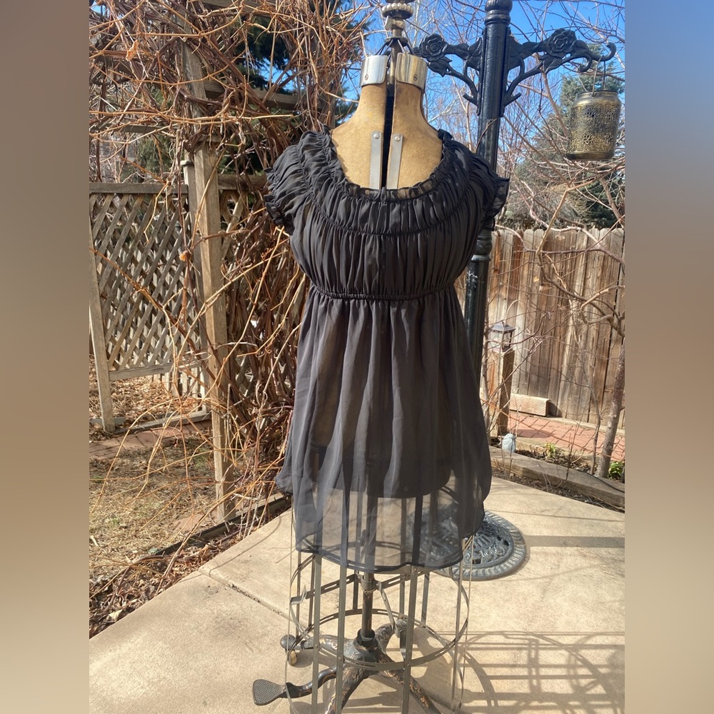 Sheer Black Dress